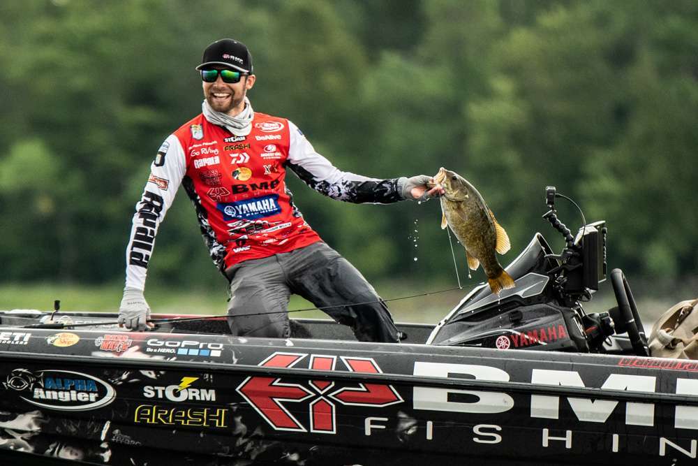 Brandon Palaniuk rallied from fifth place to win on Lake Champlain in 2020, catching 21 pounds, 6 ounces on Championship Sunday to finish with 80-1. It took almost 34 pounds to make the Top 40 cut, and the last man in the Top 10 averaged 19 pounds a day.
