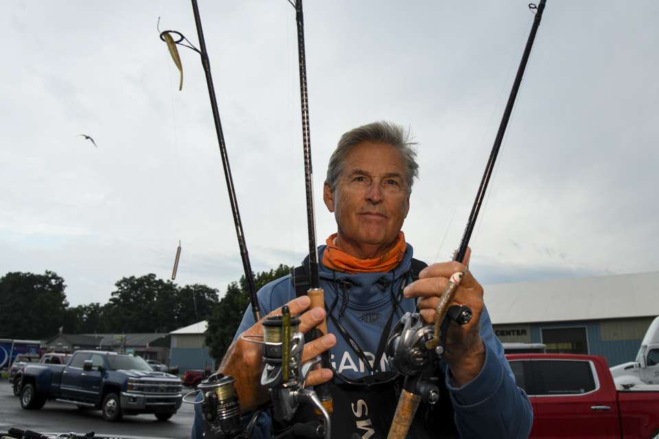 <b>Bernie Schultz (8th; 80-6) </b><br>
Bernie Schultz used a swimbait, drop shot and Ned rig on the St. Lawrence River. 
