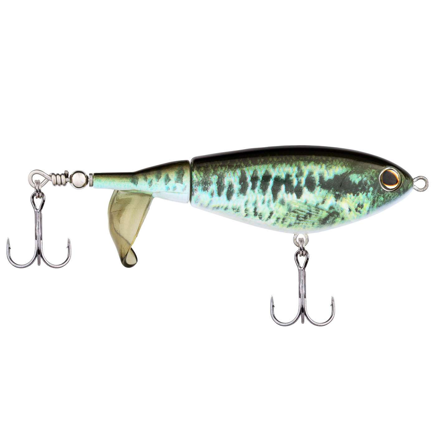 TWO BLACK NICKEL WILLOWLEAF BASS BOSS SPINNER BAITS-PICK SIZE & SKIRT COLOR 
