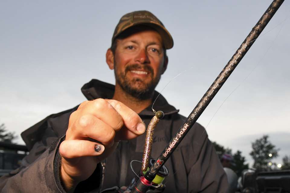 Mullins chose a 1/4-ounce Nichols Lures Ned Head. 
