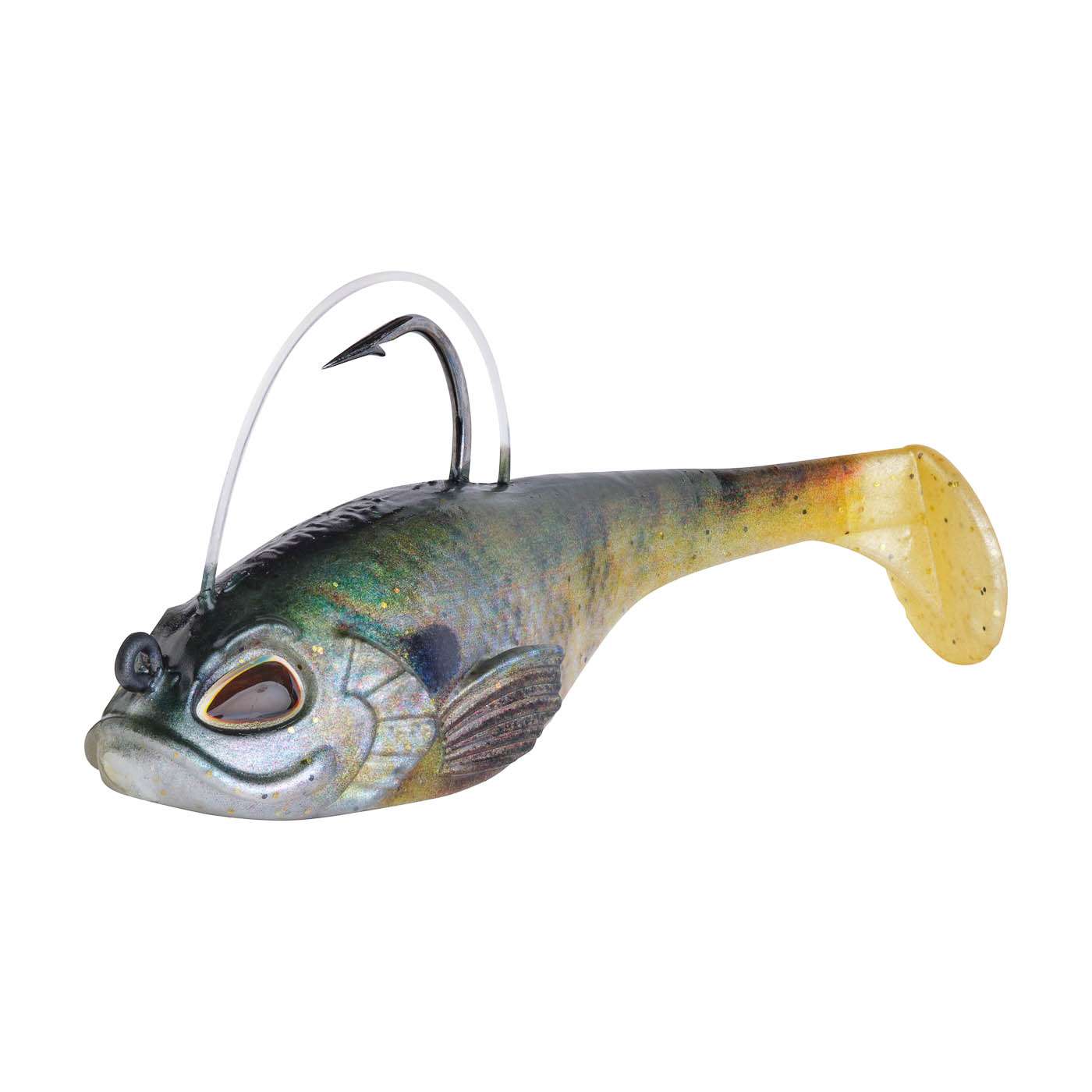 <p><strong>PowerBait Agent E</strong></p><p>The PowerBait-infused Agent E is a bottom-dwelling, flat-bottom swimbait with an ultra-low center of gravity and internal weighting that allows it to skid across the bottom. A built-in hard-nose subtle rattle draws even more attention. The integrated fluorocarbon hook keeper is invisible to fish, and sheds debris while remaining easily collapsible on the strike. Sizes: 2.25 inches (3/8 ounce); 3 inches (1/2 ounce); 3 inches (3/4 ounce) and 3.75 inches (1 ounce). Available in six high-definition HD Tru Colors and three Standard colors. Available October 2021. $7.99-$8.99 for HD Tru Colors and $6.99-$7.99 for Standard colors. <a href=