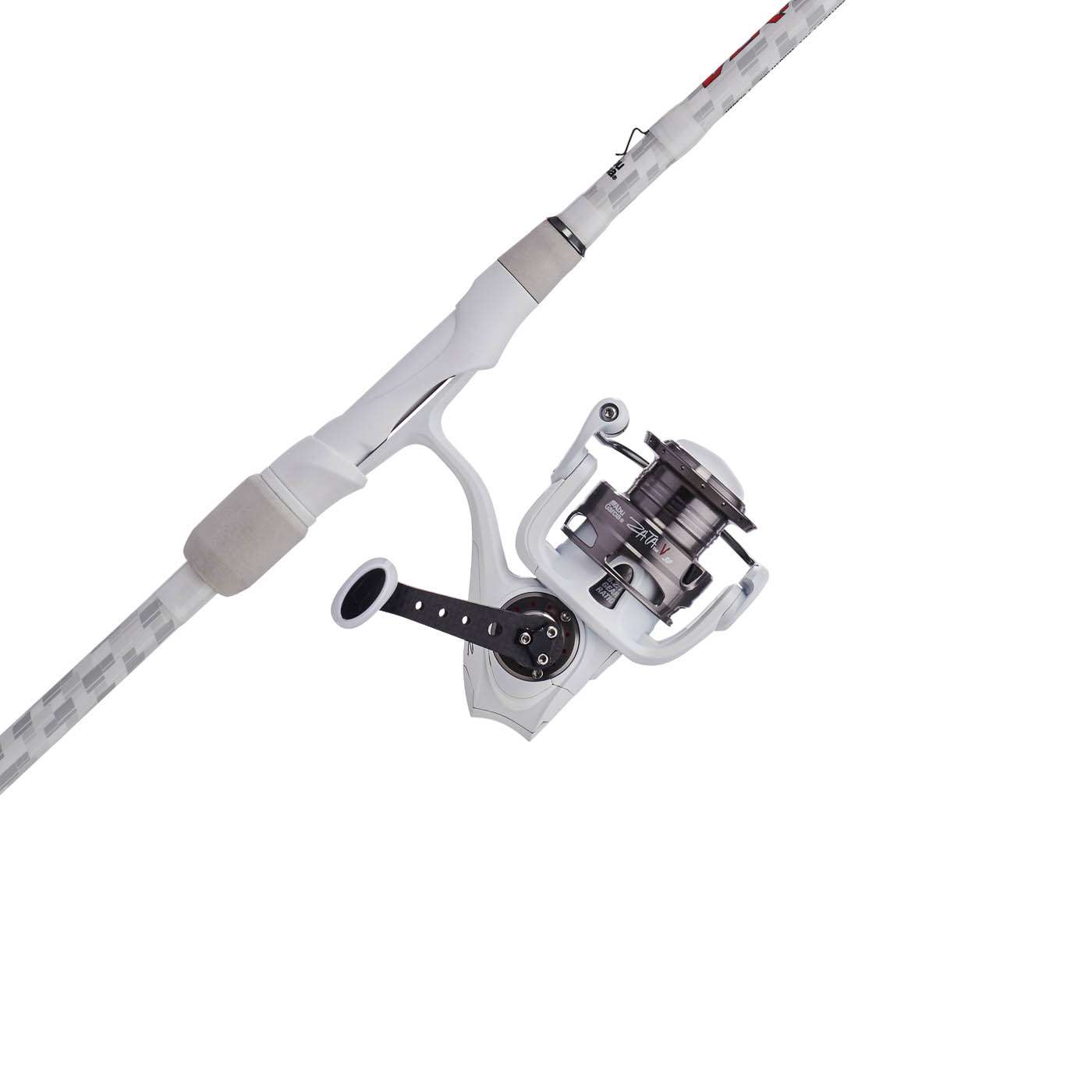 <p><strong>Abu Garcia Veritas Spinning Combo</strong></p><p>This feature packed combo features a reel with a 10+1 bearing system inside a lightweight aluminum frame. The rod is powered by Abuâs exclusive Powerlux 100 Nano resin, providing a stronger, lighter, more sensitive rod. The ROCS (Robotically Optimized Casting System) Guide train provides maximized casting distance with lighter baits. Titanium alloy guides with ultra-light zirconium inserts allow for a lightweight, balanced feel. $284.95. <a href=