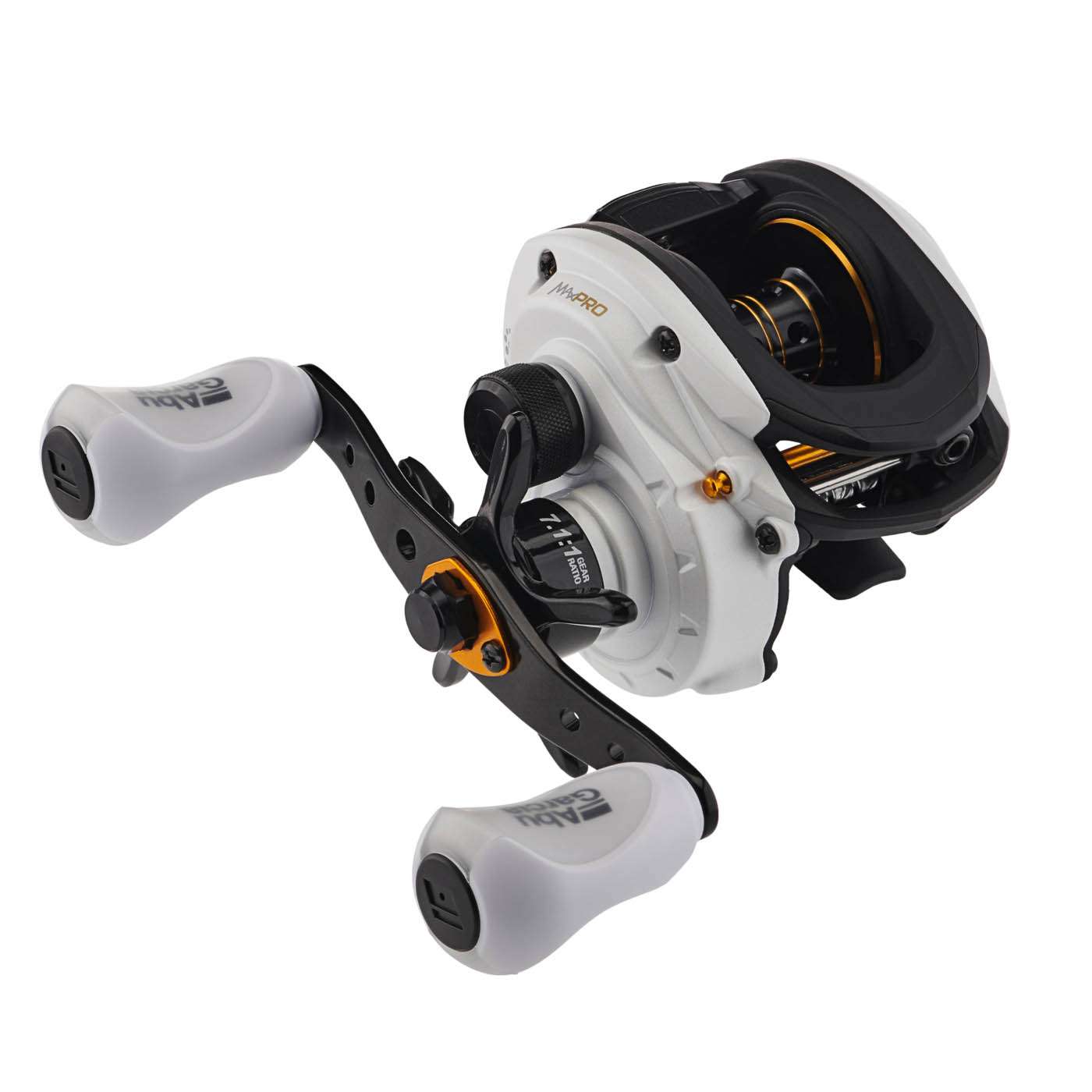 <p><strong>Abu Garcia MAX PRO Low Profile Reel</strong></p><p>Experience better-than-ever Abu Garcia engineering with MAXimum performance with the Abu Garcia Max Pro baitcast reels. Reels feature custom designed, co-molded handle knobs for increased comfort, a 7+1 bearing system for ultimate smoothness, and Duragear Brass gear for durability. $84.99. <a href=