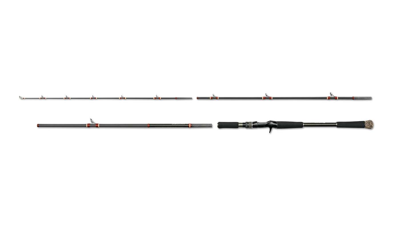<p><strong>Megabass Valkyrie World Expedition</strong></p><p>Type: 4-Piece Travel Rods<br>9 Models<br>Featuring a Nano Matrix Composite Shaft, the Megabass Valkyrie World Expedition yields the unique resilience of glass with the sensitivity and lifting power of carbon. The unique combination of these two materials delivers a multipiece rod that has the power to deploy large baits and dominate large predators without sacrificing control and sensitivity. Available in nine battle-tested models with select models rated in the 65- and 110-pound class. $349 - $399. <a href=