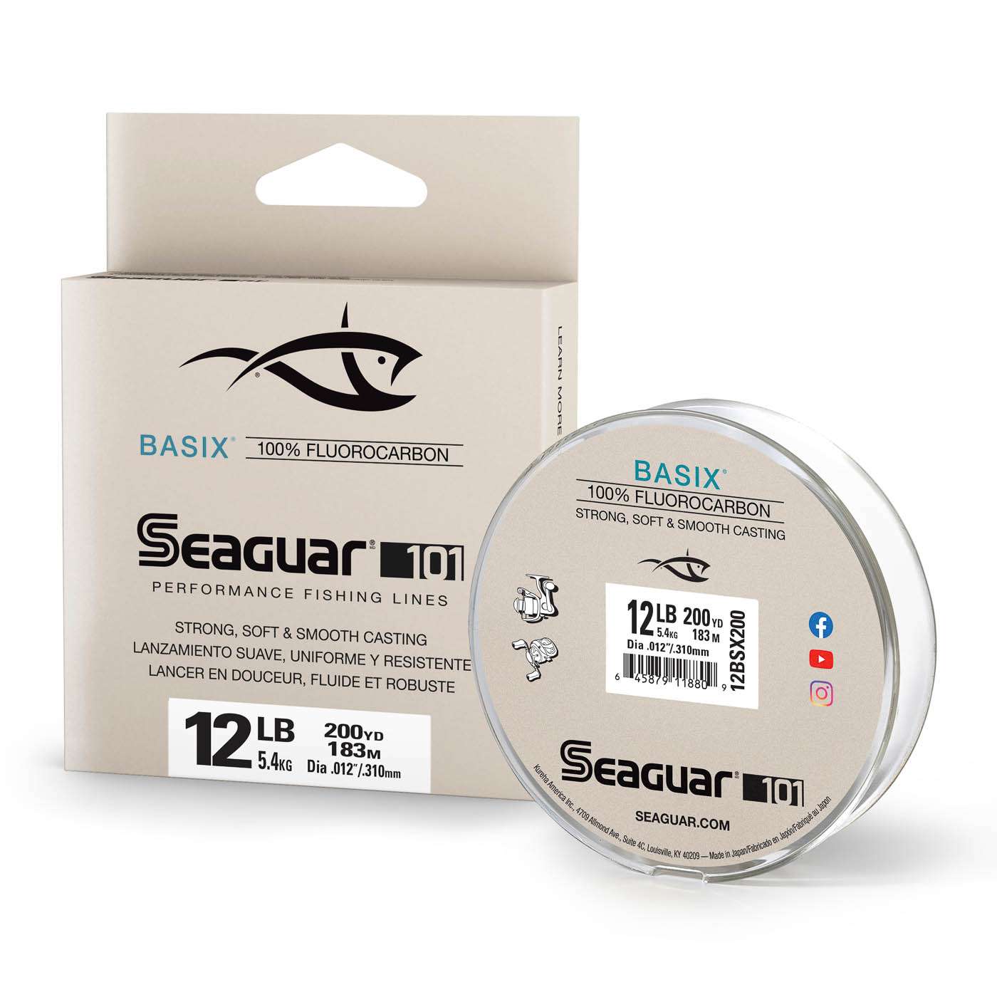 <p><strong>Seaguar BasiX</strong></p><p>BasiX is a new mainline that delivers all the benefits of 100% fluorocarbon at a value price. BasiX is made from 100% custom Seaguar fluorocarbon resins. That makes it virtually invisible underwater, while boasting the kind of knot strength and abrasion resistance anglers expect from Seaguar. This is a soft, supple, easy-casting line that comes off a reel smoothly for a fret-free fishing experience. $9.99. <a href=