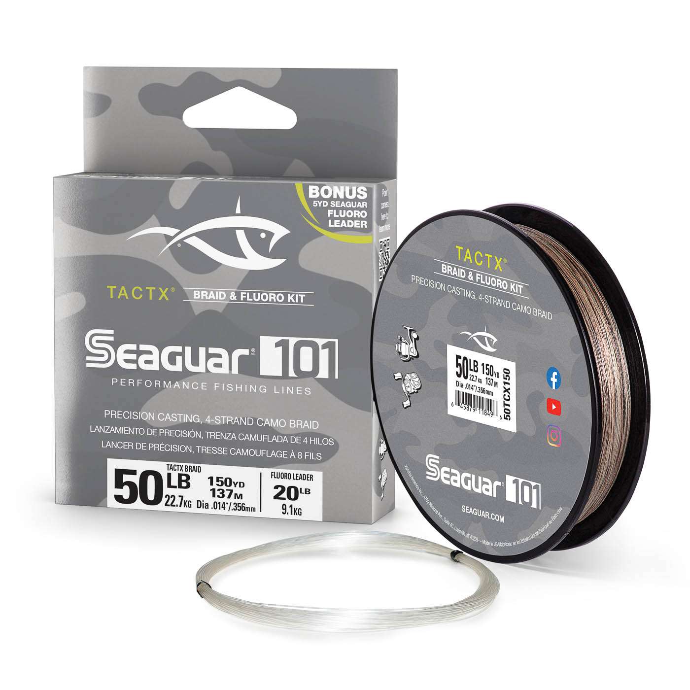 <p><strong>Seaguar TactX</strong></p><p>Performance features make this braid a perfect choice for everyday anglers. TactX is engineered to maintain its perfectly round shape and stay firm to minimize rod tip wrapping and wind knots. It packs tightly on the reel without cutting into itself to help reduce backlashes too. This is an all-around braid that combines excellent castability, abrasion resistance, and overall strength with a âpebbleâ texture to add durability and help it cut through vegetation. Itâs woven from multi-color, earth-tone strands that are heat-set for better color retention and to create a natural camo color that reduces line visibility. Starting at $16.99. <a href=