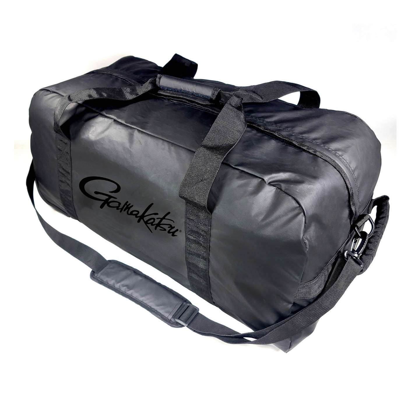 <p><strong>Gamakatsu Rolling Gear Duffel-90L</strong></p><p>For those that prefer to roll along, Gamakatsu offers the Rolling Gear Duffel. The pair of sturdy wheels allow for easy transport of 90 liters of belongings. When anglers decide to pick it up, use the adjustable, removable padded shoulder strap or padded handles to carry in comfort. An external zippered pocket and a large inner zippered pocket keep things tidy. Water-resistant construction keeps the elements at bay, so anglers wonât have to worry about rain clouds or rough boat rides. A convenient carrying case allows compact storage when anglers are not on the road or at the lake. <a href=
