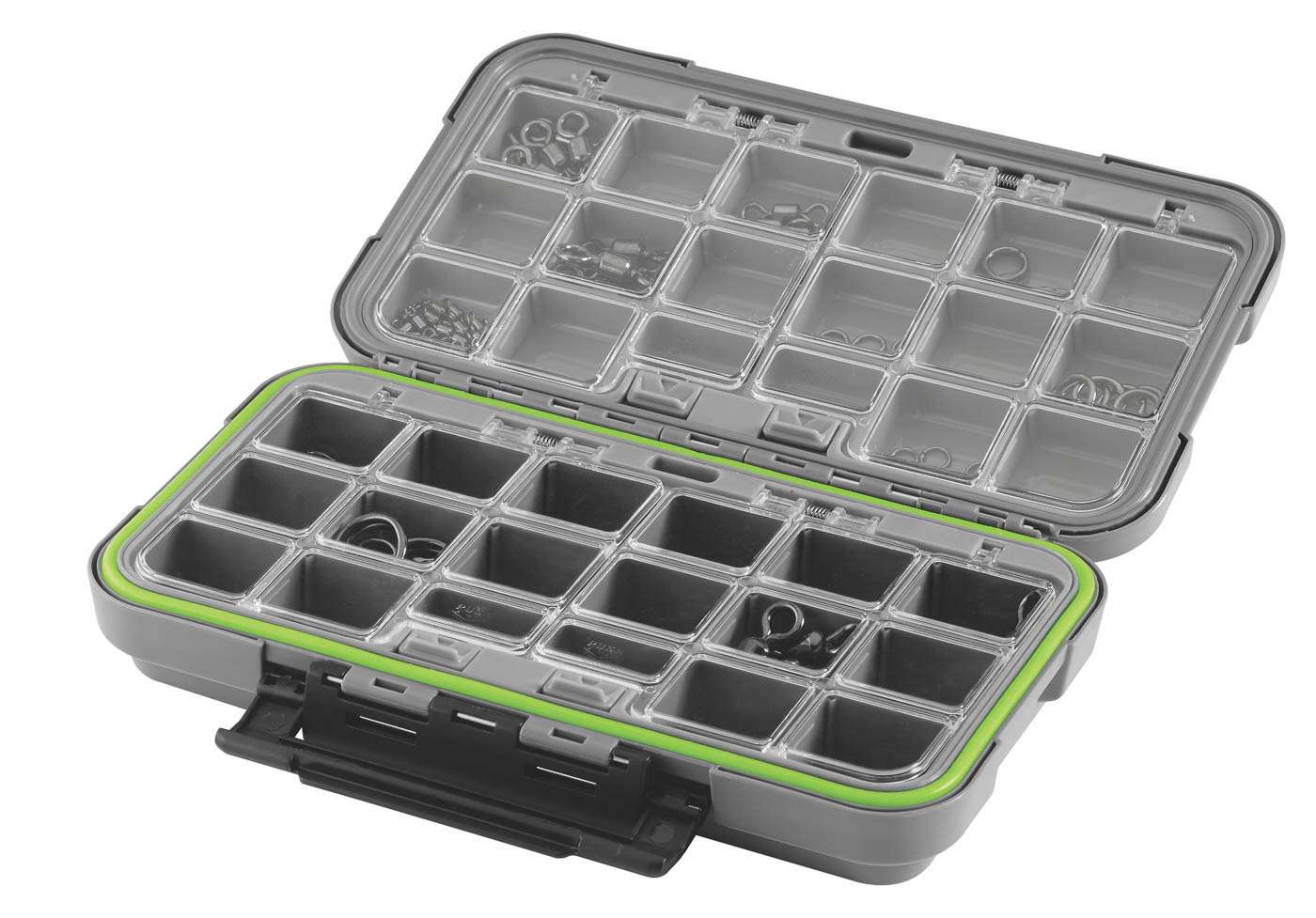 <p><strong>Spro Duo Box</strong></p><p>The SPRO Duo Box is perfect for storing all terminal tackle. The box features a waterproof seal, spring-loaded lid, and round corners for easy handling of small tackle. <a href=