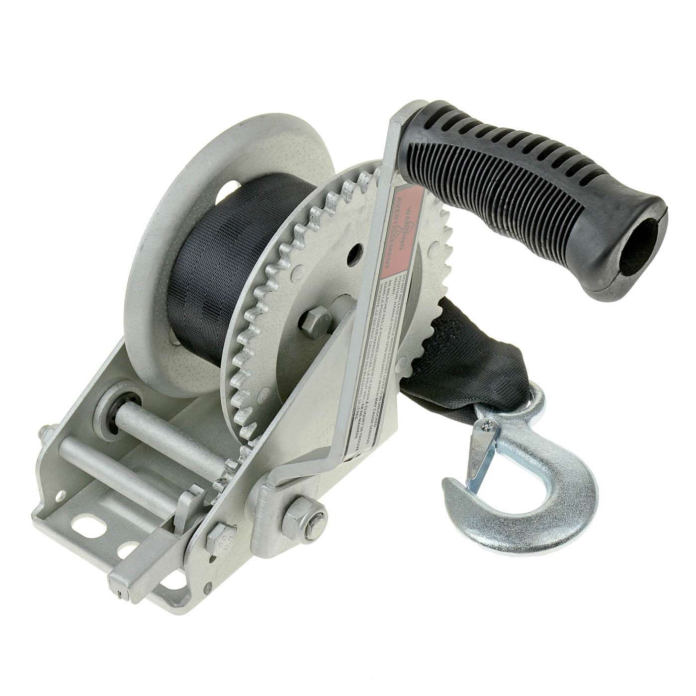 <p><strong>T-H Marine 1,000-pound Trailer Winch</strong></p><p>T-H Marineâs 1000lb Trailer Winch is built tough with corrosion-resistant, hardened stacked steel gears, and a 4:1 gear ratio. Each winch has two-way ratcheting and neutral built in, along with a 2â x 20â strap and strap bolt, making it an ideal replacement part when needed. $44.99. <a href=