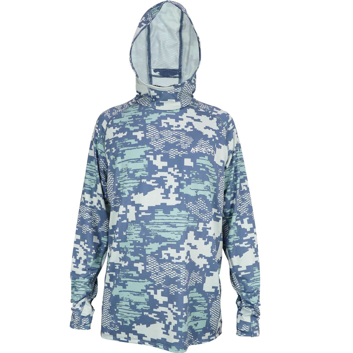 <p><strong>AFTCO Adapt Tactical Phase Change Hooded Shirt</strong></p><p>Adaptâs bio-based phase change fabric delivers âintelligentâ technology that automatically reacts to changes in body temperature with dynamic cooling or warming. Essential features include UPF 50 to ensures optimal sun protection, SpeedVent active hood, integrated ergonomic face mask, mesh ventilation panels, thumb holes, and a custom tactical camo print. $85. <a href=