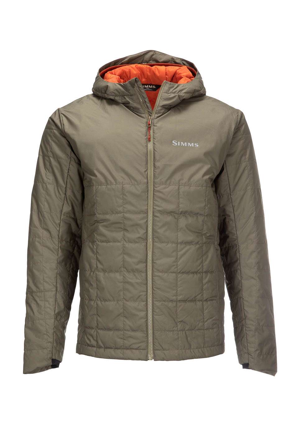 <p><strong>Simms Fall Run Hoody </strong></p><p>The Fall Run Hoody has Primaloft Black Eco Insulation, with a recycled polyester shell and lining, and a fully insulated hood for comfort and warmth. The upper front and back body feature internal quilting to provide a smooth exterior for abrasion resistance when worm with waders or bibs. Zippered handwarmer pockets and an internal chest zippered pocket add to the functionality. Available August 2021. $149.95. <a href=