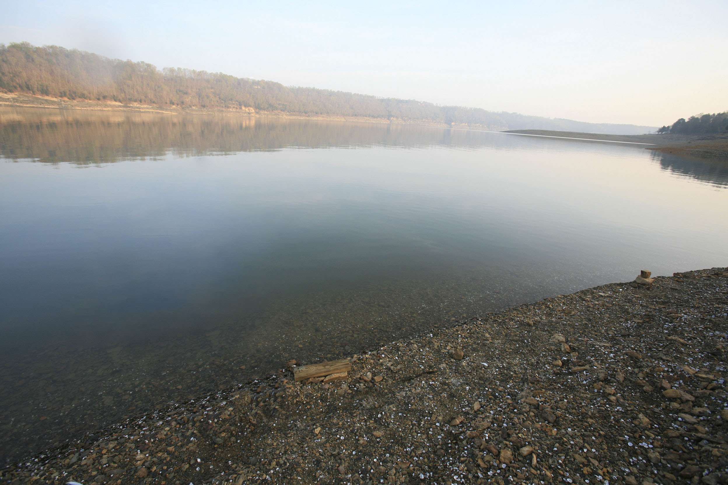 <h4>21. Lake Cumberland, Kentucky</h4> [65,530]<br>  The fishing for largemouth, smallmouth and spotted bass at this mountain lake continues to improve since the water level returned to normal in 2014 after the dam was repaired. David Baker, district biologist for the Kentucky Department of Fish and Wildlife Resources, made a case that Cumberland may be the best in the Bluegrass State. âWeâre seeing good numbers of smallmouth over the 18-inch size limit and spotted bass up to 17 inches,â Baker said.