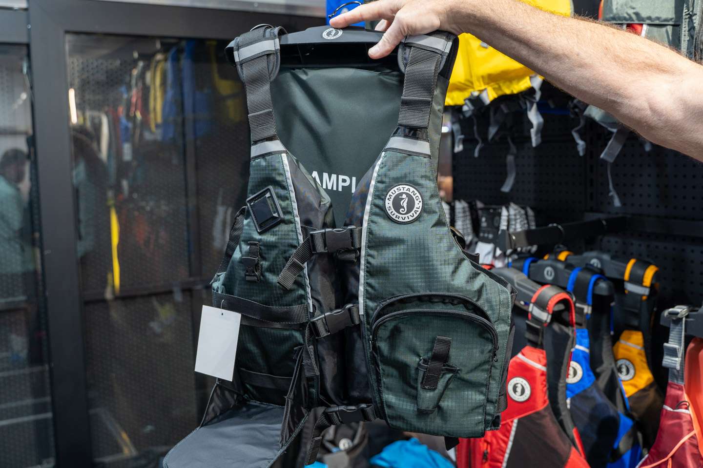 Mustang Survival offers a few new options for kayak specific life jackets. The Universal Fishing Jacket offers endless features that are tailored to the kayak angler.  