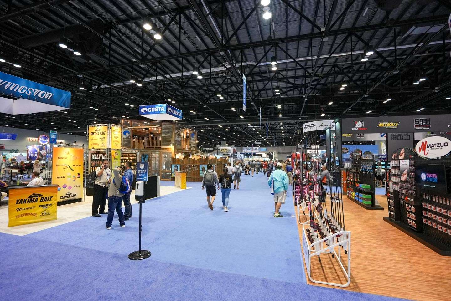 Watching Elite Series pros scurry around from booth to booth at ICAST is a common sight. Take a look at a few of the Elite Series pros that were captured at Day 2 of ICAST. 
