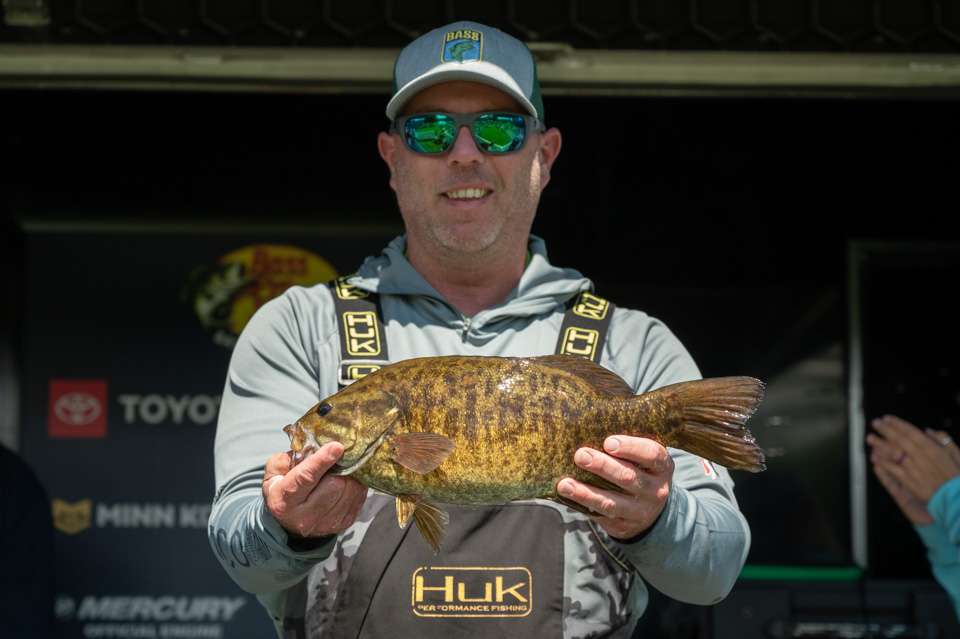 Josh Hollins, 115th place co-angler (3-12)