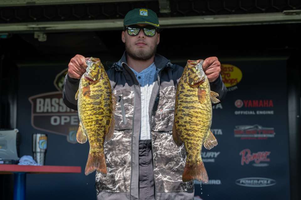 Liam Kendra, 36th place co-angler (9-5)