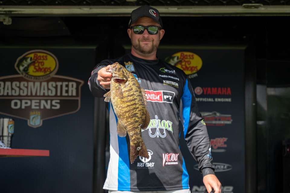 Jared Phillips, 112th place co-angler (3-15)