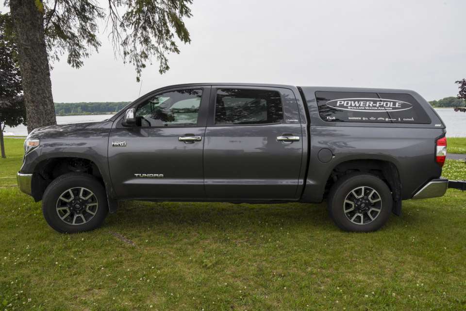 One of Schultz's favorite exterior features of his Tundra is the lines. 