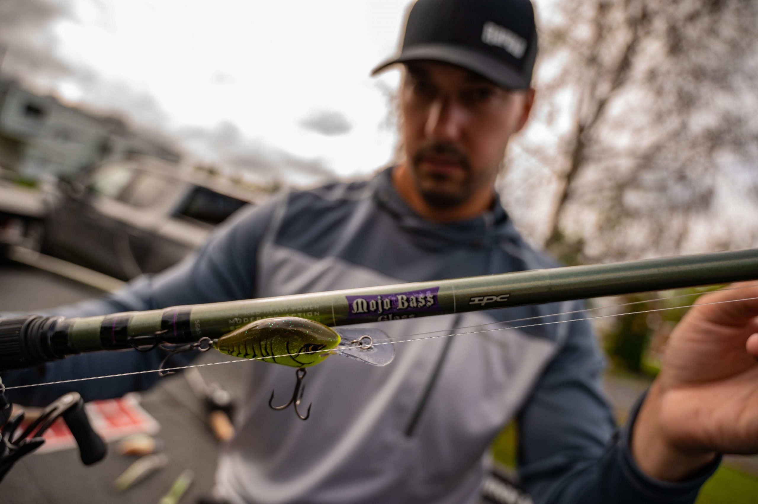St. Croix Mojo Glass Rod is the choice to toss the DT 10 around. 