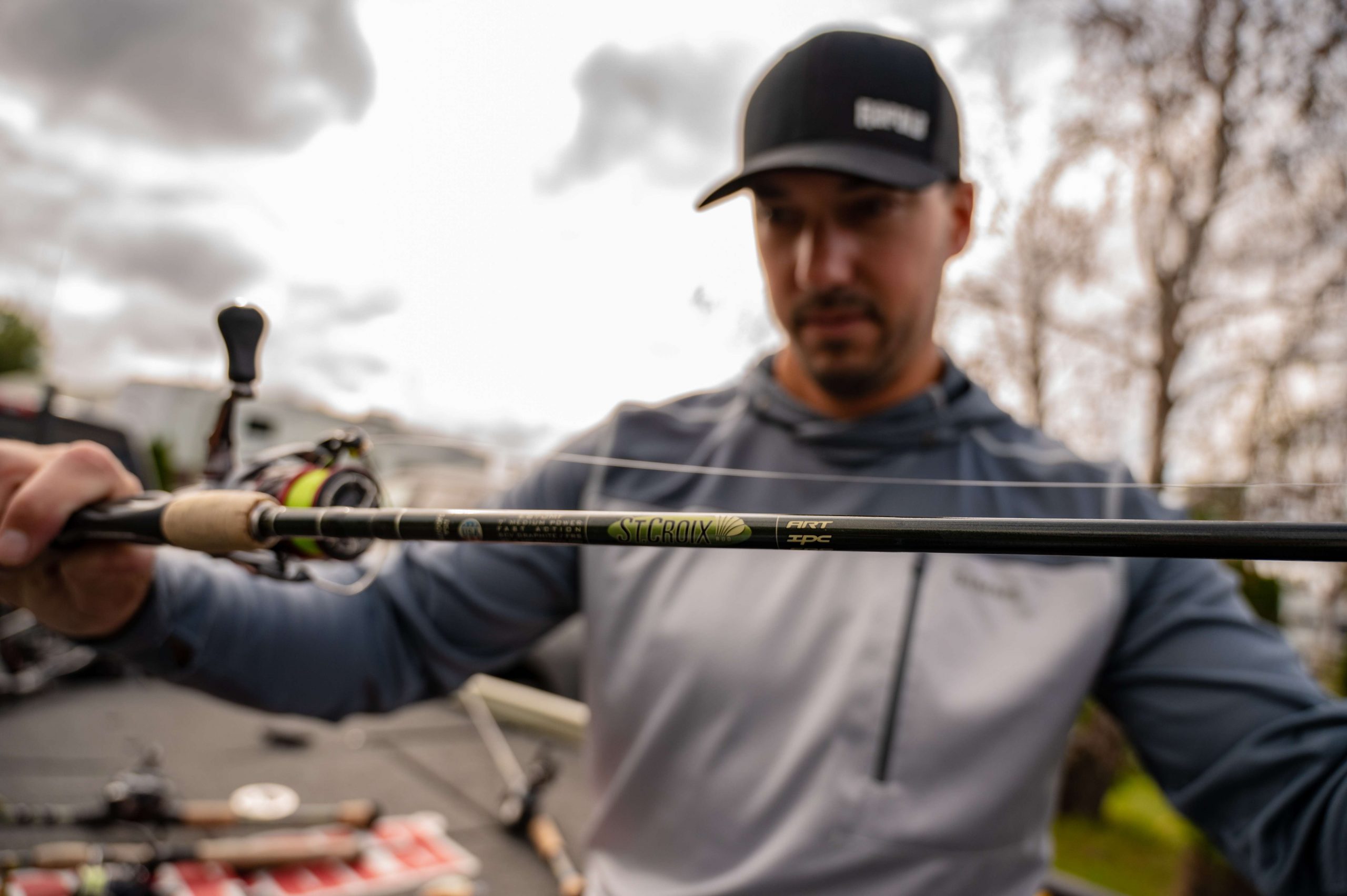 For the swimbait, a St. Croix 7-foot Legend Elite medium action rod gets the job done.
