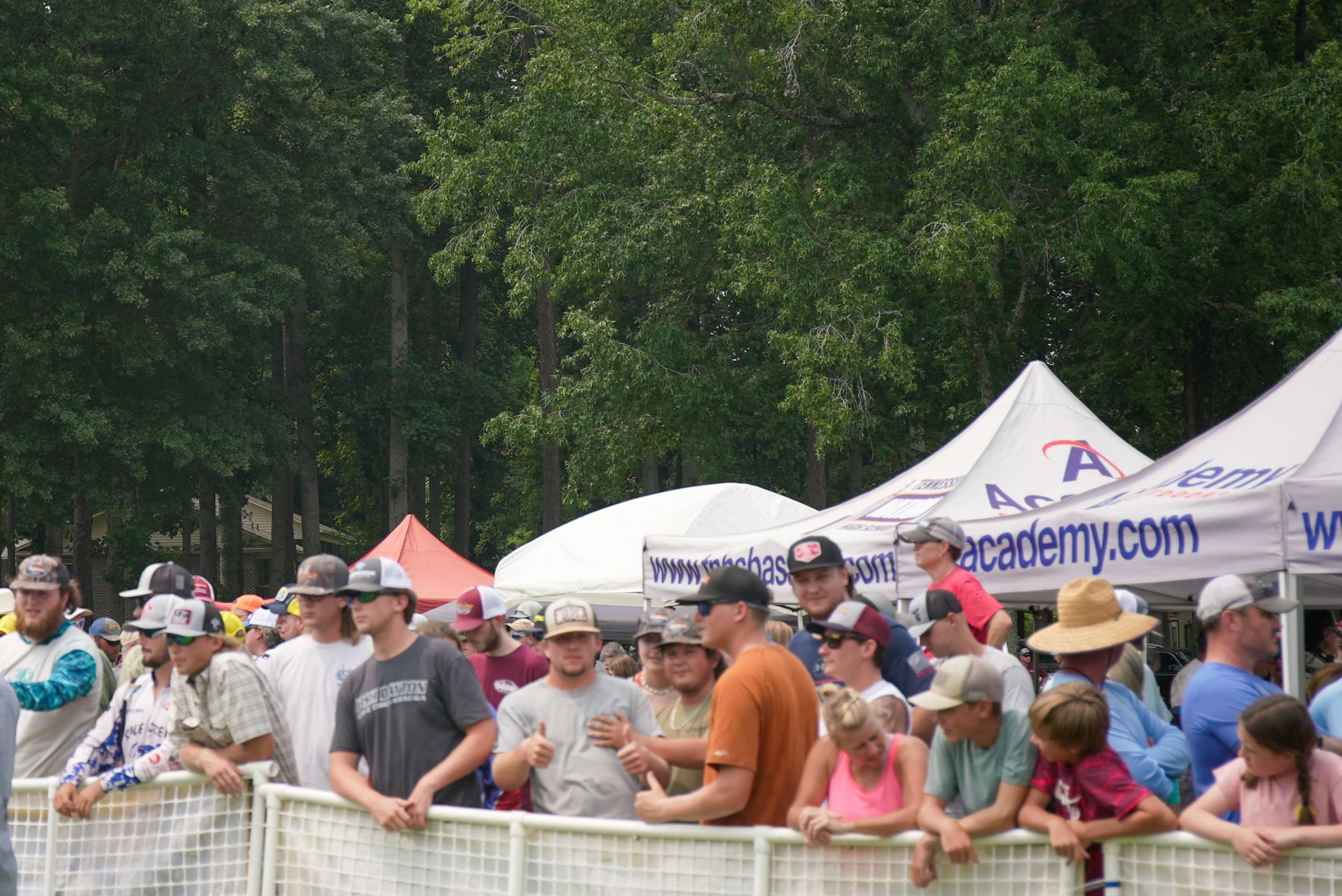 Friends and family gathered from all over the U.S. to cheer on these high school anglers that made it to Championship Saturday. 