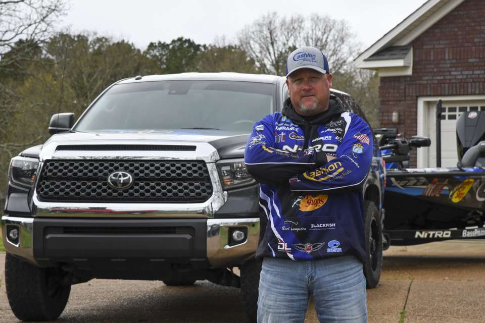 Elite Series pro Hartman is high on the towing power of his Toyota Tundra. âIâve driven RAMs and other trucks, and they donât come close to the Tundraâs towing power. How Toyota set up the transmission and the Tow Haul mode feature are why. I get more towing, steering and stopping power with the system holding lower gears, longer.â 
<br><br>
Thanks for the tour, Jamie!
