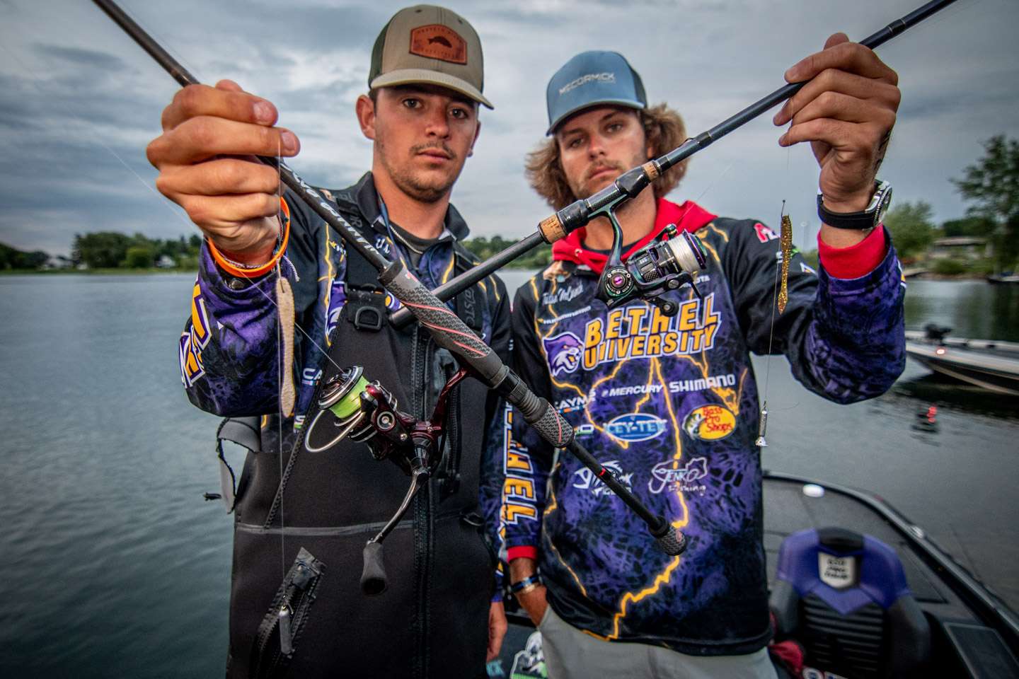 Mills and McCormick cashed in on a top three finish and a berth to the Classic Bracket using a drop shot with a 1/2-ounce weight, paired with a Berkley Powerbait Maxscent Flat Worm. 