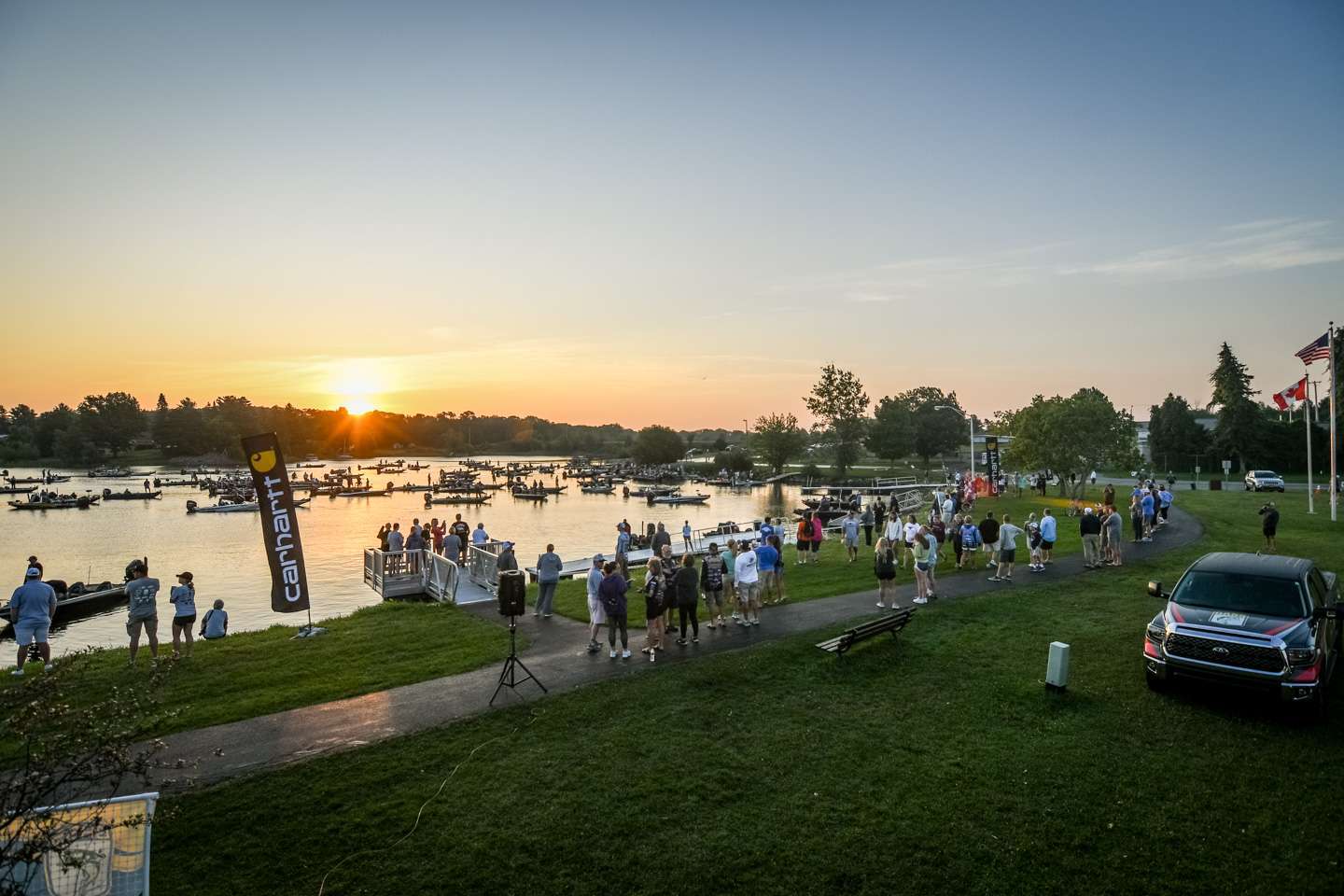 The 2021 Carhartt Bassmaster College Series National Championship presented by Bass Pro Shops was held on the St. Lawrence River and was hosted by Clarkson University. More than 120 teams gathered at the famous fishery to compete for the National Championship and a shot at fishing in the Classic Bracket. 