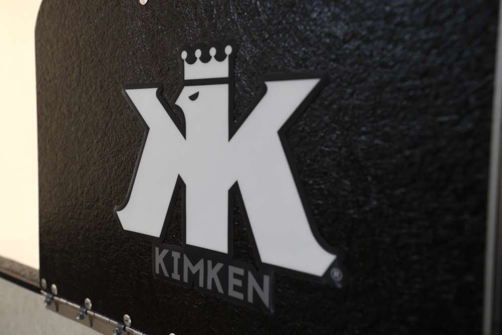 Kimura's signature logo, KIMKEN. 
