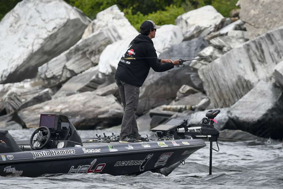 Hamner finished 33rd in points in the 2021 Bassmaster Angler of the Year rankins and leaned on a jerkbait from start to finish, he says. 