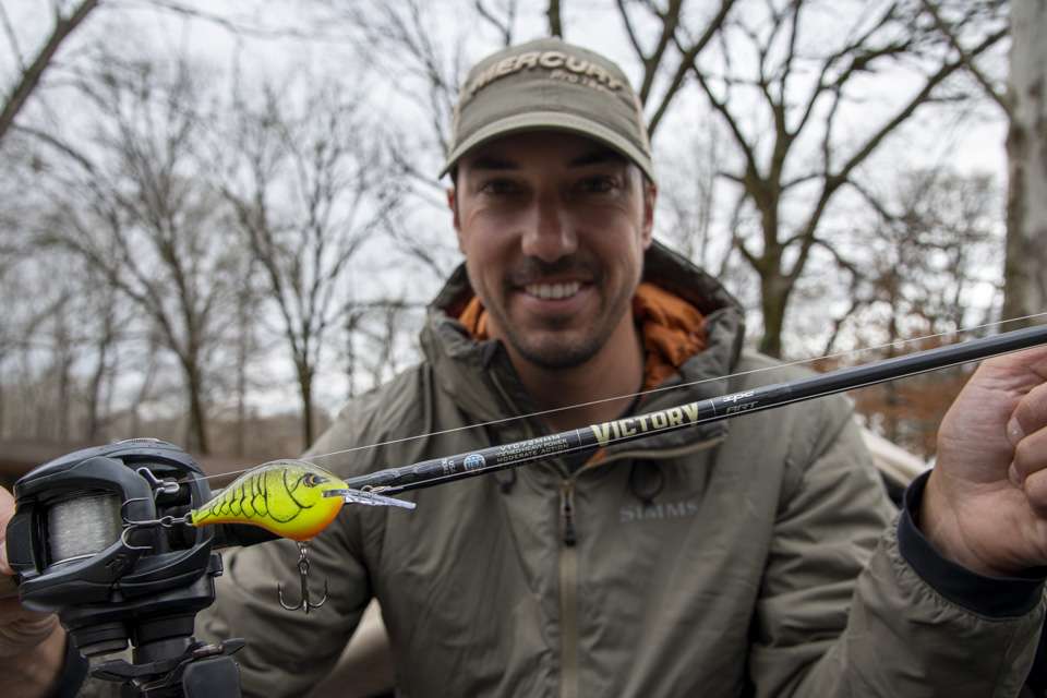 <b>Bob Downey
<br>
Go-to bait:</b> A Rapala DT06 in the new Chartreuse Rootbeer Crawdad pattern. 