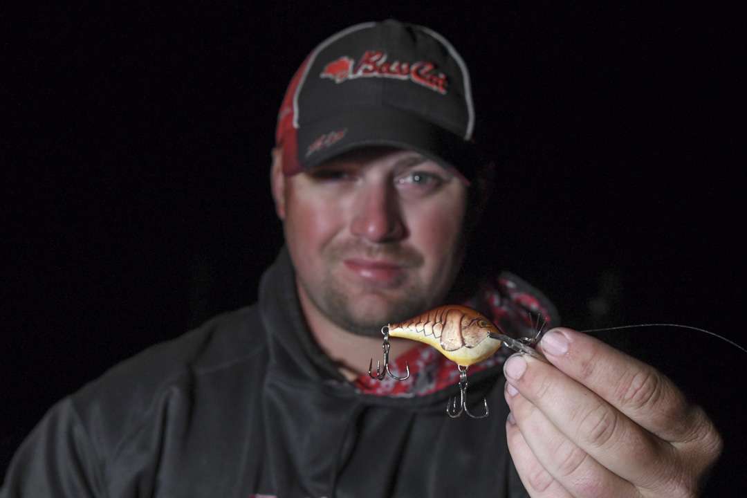 Hoyle also used a Rapala DT6 crankbait. 
