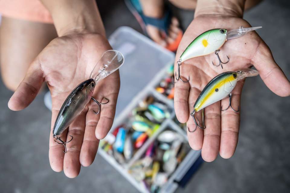 Here are the trio of baits used the most by Taku.  