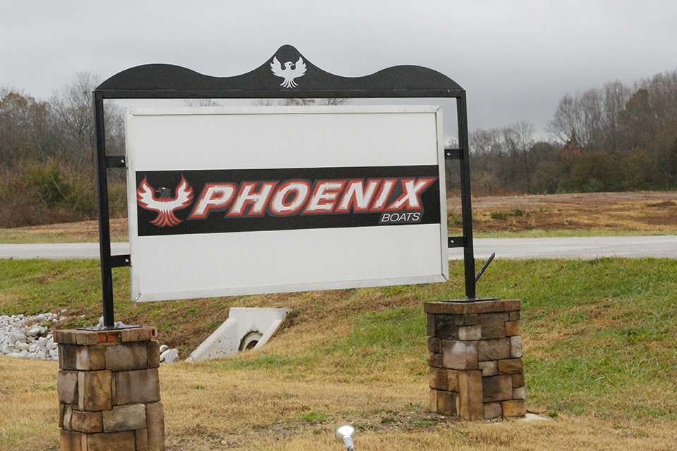 The Phoenix Boats factory sits just down the road from Clouse's home and Man Cave. Thanks for the thorough tour, Gary!