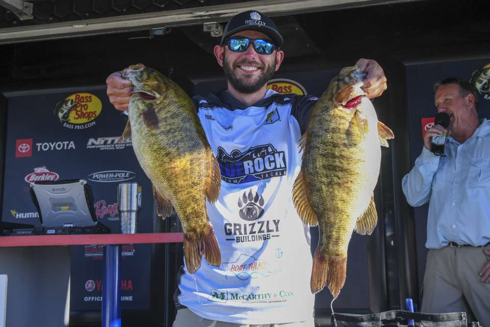 Matthew Mccarthy, co-angler (4th, 14 - 12)