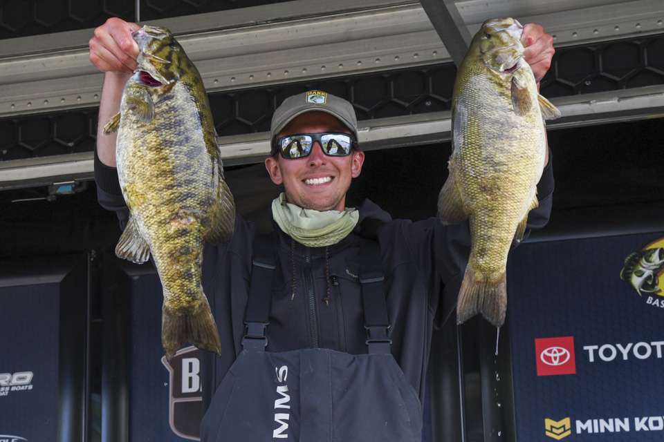 Christy Tiano, 8th place co-angler (25-14)
