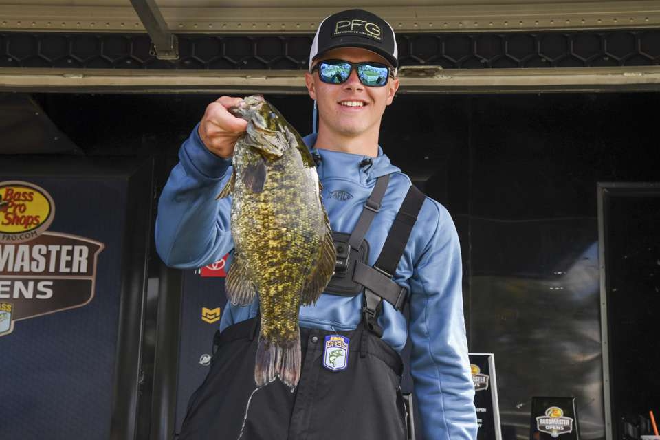 Austin Sears, 116th place co-angler (12-4)
