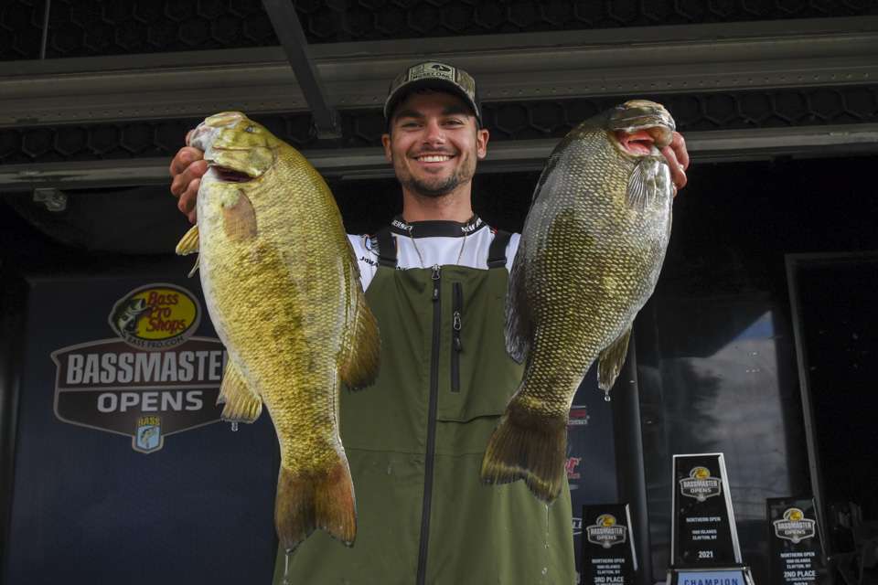Joe Mantione, 7th place co-angler (25-15)