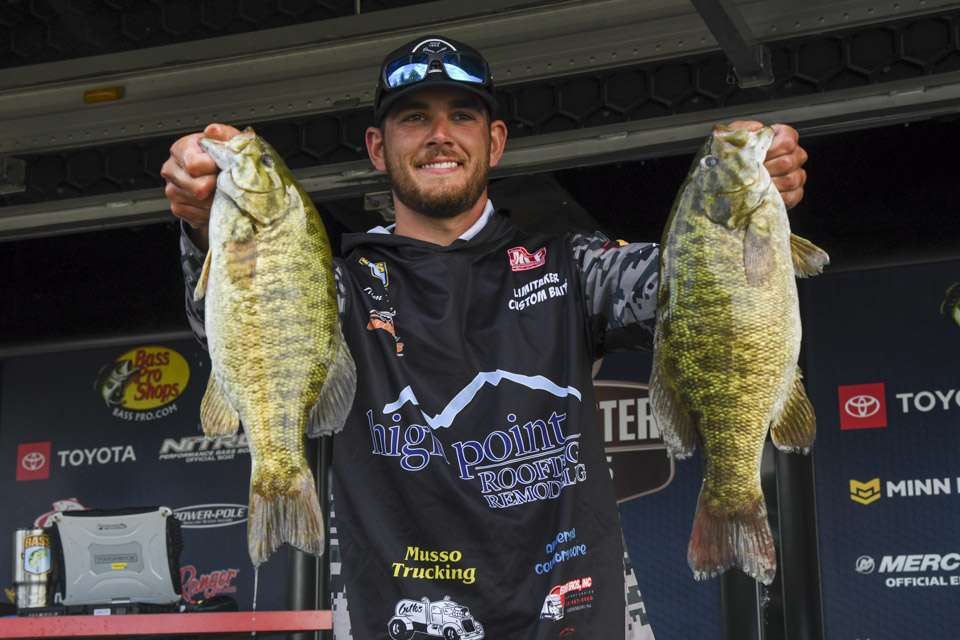 Timothy Nichols, 4th place co-angler (26-9)