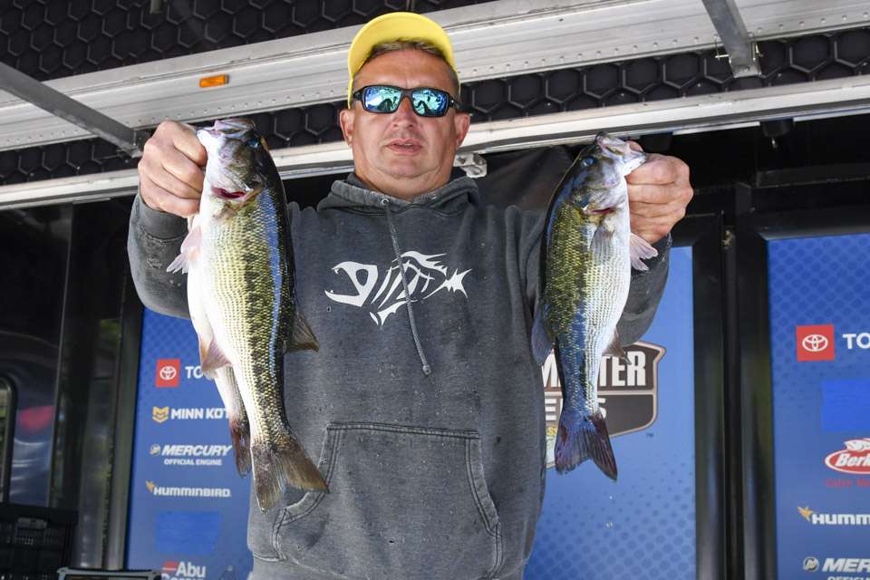 James Roten, 9th place co-angler (9-13)