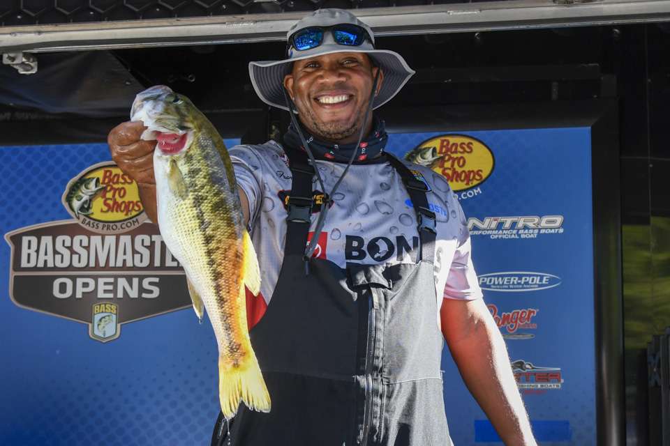 Frank Williams, 42nd place co-angler (6-12)