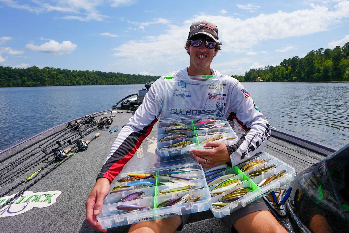 The Classic qualifier keeps three boxes of jerkbaits in his boat at all times. Yes, three boxes containing roughly 120 different jerkbaits. 
