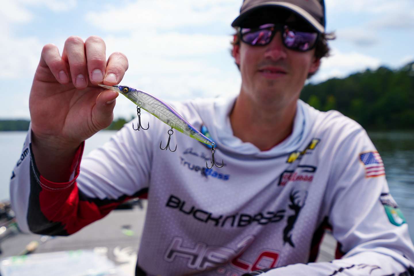 Hamner says that this is his go-to jerkbait. 