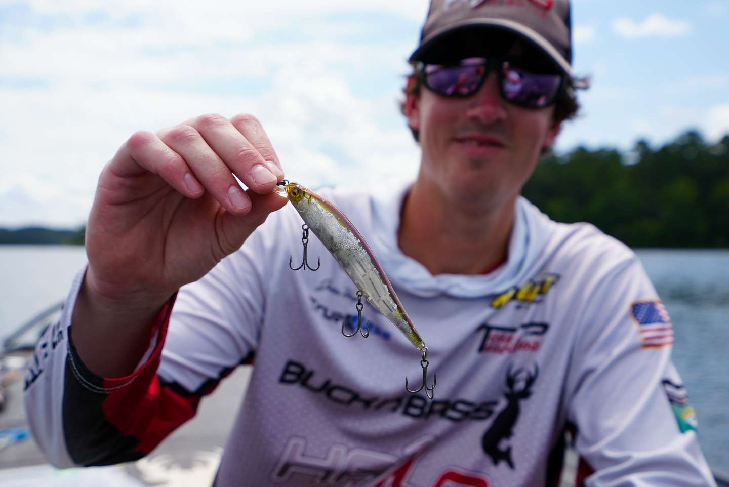 The Ito Shiner's profile is what Hamner likes this most about this unique jerkbait. 