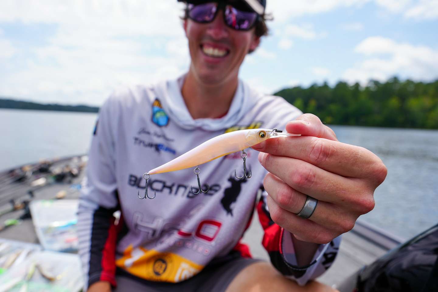 Hamner reaches for the Vision 110+1 Jr. when he's wanting to imitate smaller baitfish. He says that it actually runs a bit deeper than the original 110+1 as well. 