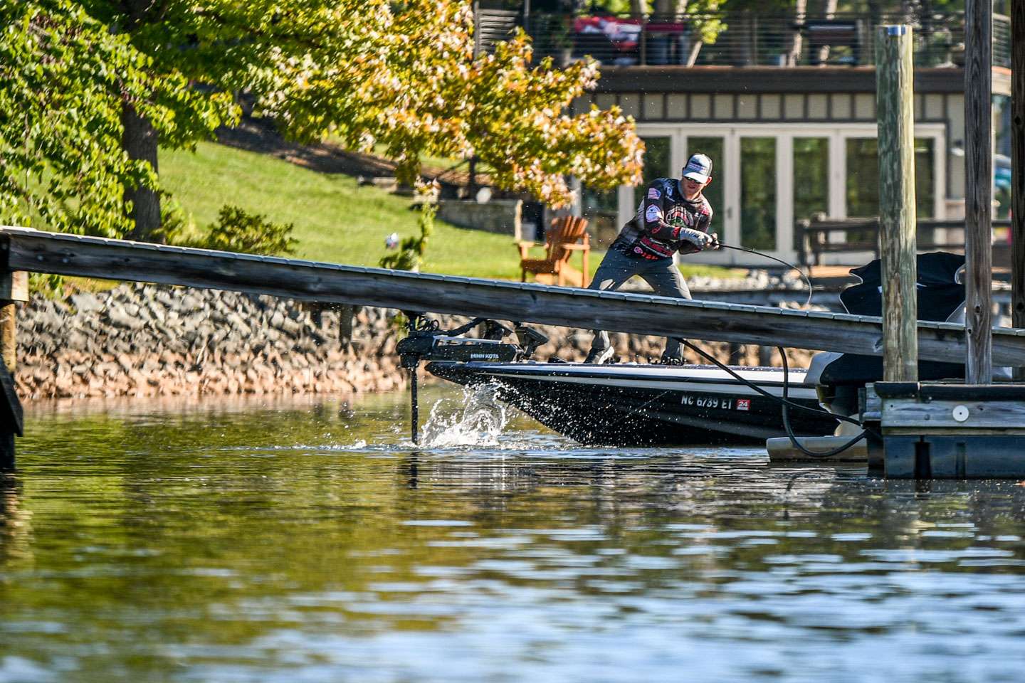 Watch as Cole Huskins makes a Day 2 surge in hopes of making the final day of the Basspro.com Bassmaster Open at Lake Norman. 