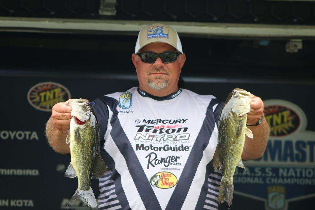 Chad Moore, co-angler, INDIANA (7th, 9 - 15)