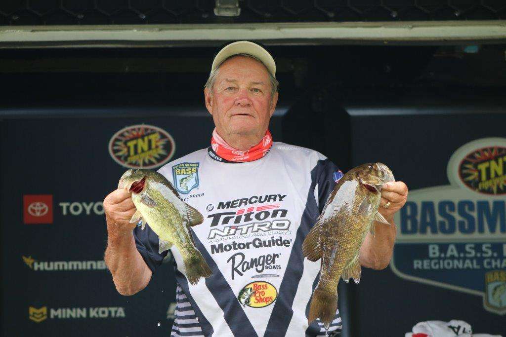Jerry Cooper, co-angler, INDIANA (17th, 8 - 12)