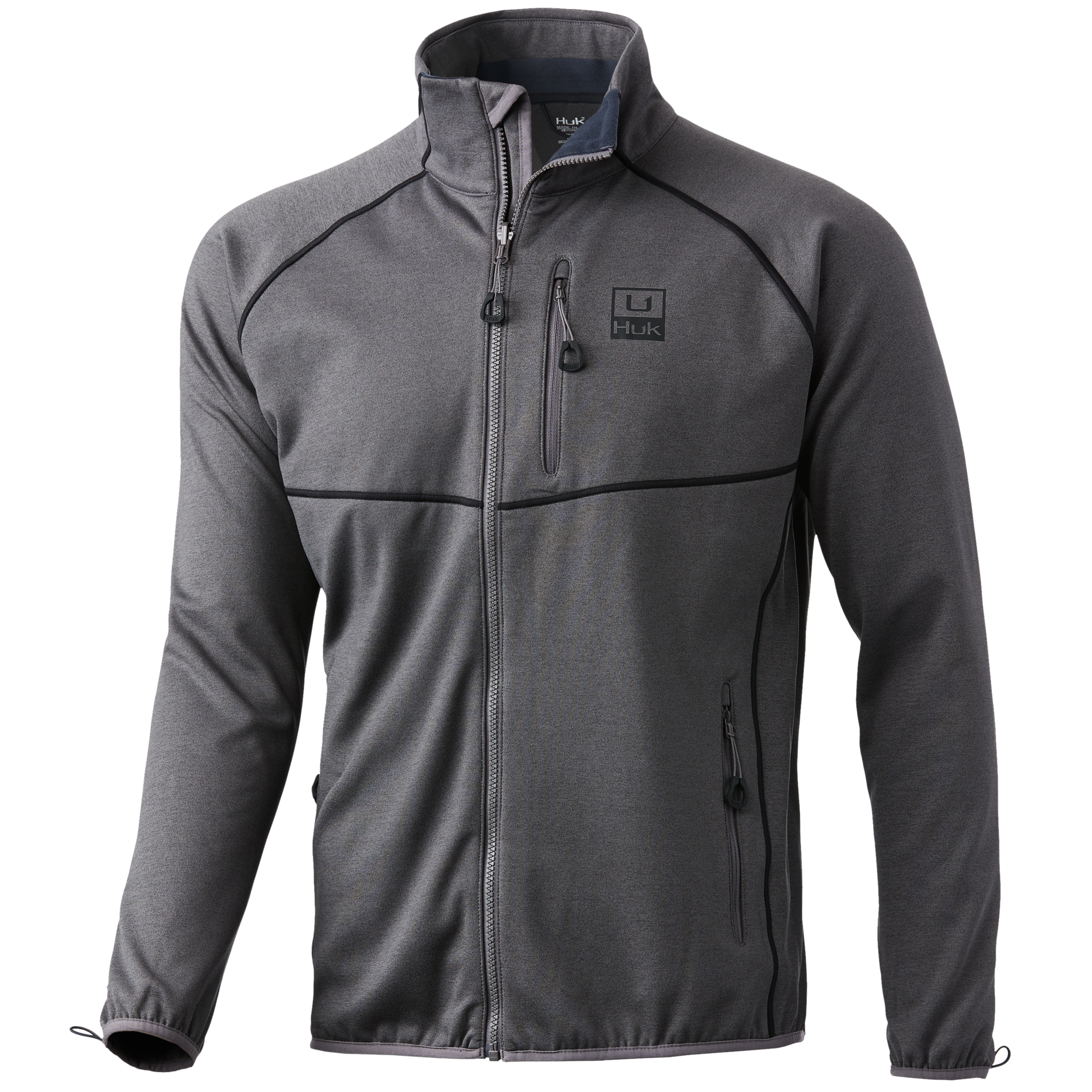 <p><strong>Huk Fin Jacket</strong><br> Those chilly runs across the lake in the fall can be no fun, but with a comfortable perfomance fleece like the Huk Fin Jacket, those runs will be a breeze. A water and wind resistant design makes the Fin Jacket the perfect solution for fall fishing. Although the Fin Jacket serves a purpose on the water, it's also the perfect casual jacket to wear to the tailgate of the upcoming game. <a href=