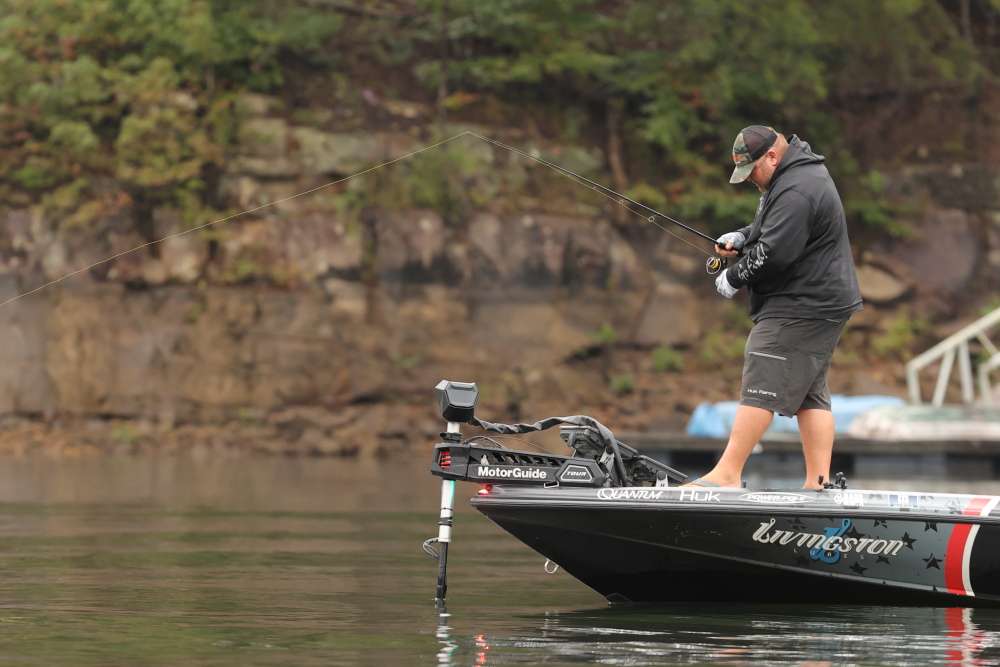 Action from Day 1 of the 2021 Basspro.com Bassmaster Open at Lewis Smith Lake has been ramping up as time dwindles down before check in.